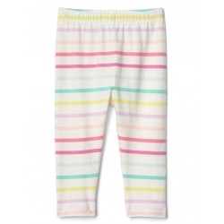 Baby Gap Pantalón a rayas de colores para bebés niñas de 6 a 12 meses