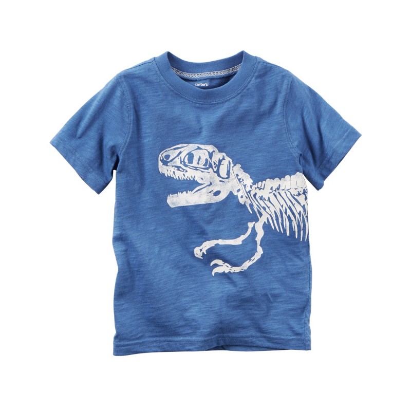 Carter's Lima polo con gráfico de dinosaurio para niño de 2 años Carter's Lima polo con gráfico de dinosaurio para niño de 2 años