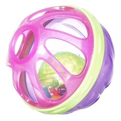 Munchkin Bola de baño y sonajero de colores para bebés de 6 meses a más