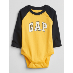 Baby Gap Body color oro pálido 100% algodón manga larga para bebé niño de 18 a 24 meses