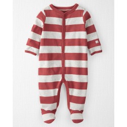 Carter's Pijama Enterizo a rayas Little Planet con cierre 100% algodón para bebé niño de 6 a 9 meses