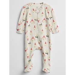 Baby Gap Pijama enterizo con diseño de ositos 100% Algodón para bebé niña de 3 a 6 meses