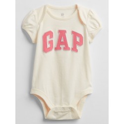 Baby Gap Body crema con Logo GAP 100% Algodón manga corta para bebé niña de 18 a 24 meses