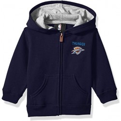 Outerstuff Casaca con capucha Thunder de la NBA para bebé niño de 12 a 18 meses