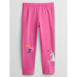 Baby Gap Pantalón tipo Leggins color rosado para bebé niña de 12 a 18 meses