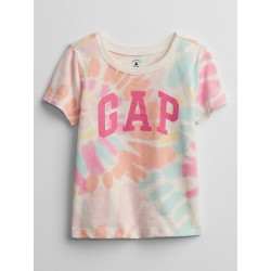 Baby Gap Polo con diseño Tie-Dye 100% algodón jersey manga corta para bebé niña de 18 a 24 meses