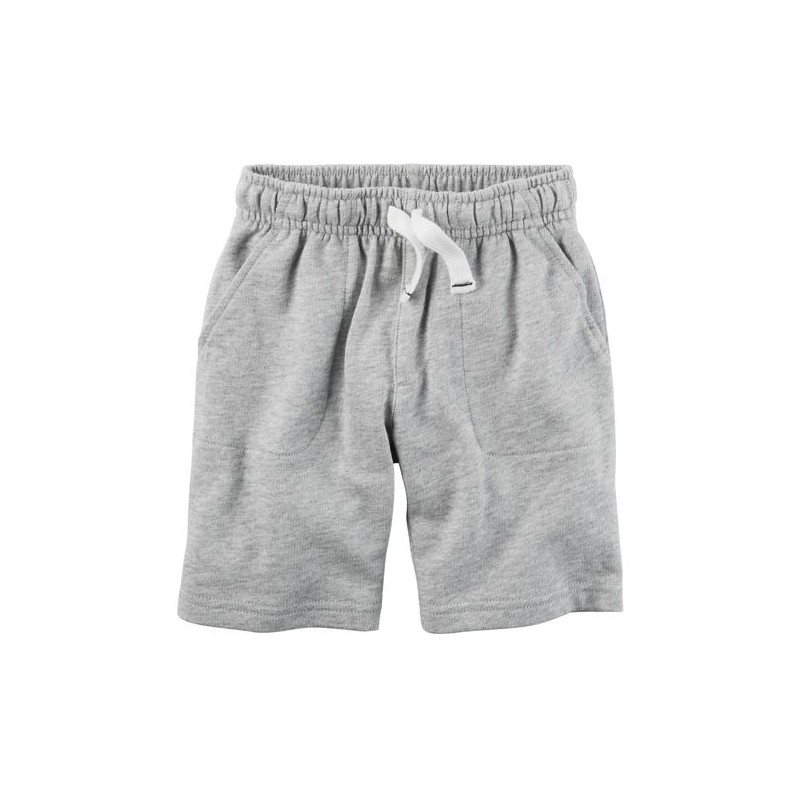 Carter's Lima short gris claro 100% algodón para niños de 2 años