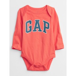 Baby Gap Body color Coral con logo GAP 100% Algodón manga larga para bebé niño de 18 a 24 meses