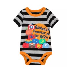 ShopDisney Body de Marvel Halloween 100% algodón orgánico manga corta para bebé niño de 12 a 18 meses