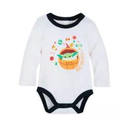 ShopDisney Body Blanco de Grogu en Halloween - Star Wars 100% algodón orgánico manga larga para bebé niño de 12 a 18 meses