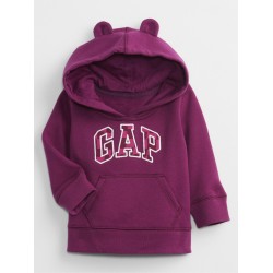 Baby Gap Polera con Capucha Morada con Logo GAP para Niña de 3 Años