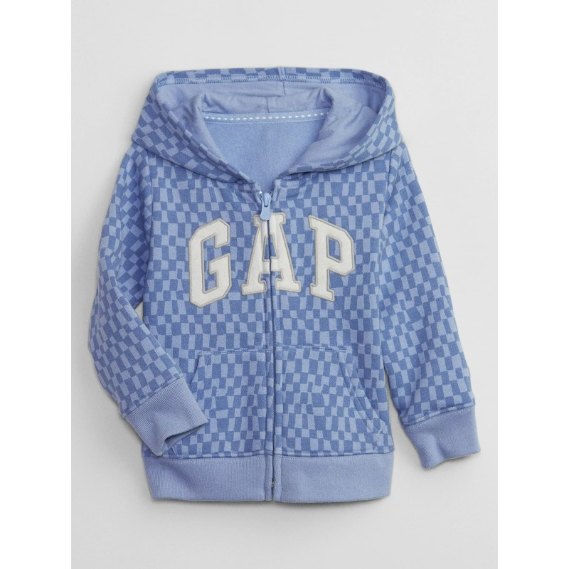 Gap Lima c/ Capucha Azul Logo Gap para Bebé Niño 3 años