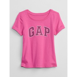 Baby Gap Polo Rosado con Logo Gap 100% Algodón Manga Corta para Niña de 2 años