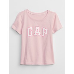 Baby Gap Polo Rosado Bebé con Logo Gap 100% Algodón Manga Corta para Bebé Niña de 3 años