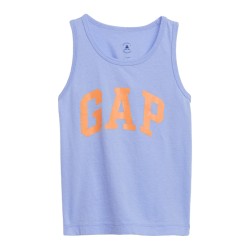 Baby Gap Polo Azul 100% Algodón sin Mangas con logo GAP para Niño de 4 Años