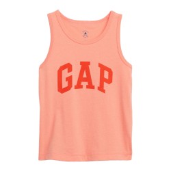 Baby Gap Polo Naranja 100% Algodón sin Mangas con logo GAP para Niño de 4 Años