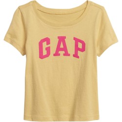 Baby Gap Polo Amarillo con Logo Gap 100% Algodón Manga Corta para Niña de 4 años