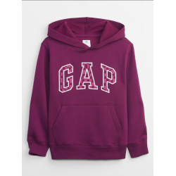 Baby Gap Polera con Capucha Morada con Logo GAP para Niña de 4 Años
