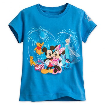 Shop Disney Polo 30 Aniversario 100% algodón manga corta para niñas de 2 a 3 años