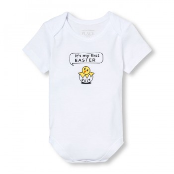 The Children's Place body unisex 100% algodón manga corta para bebe de 3 a 6 meses