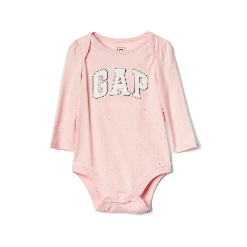 Ropa Baby Gap Lima enterizo manga larga rosado bebé niña 6 meses